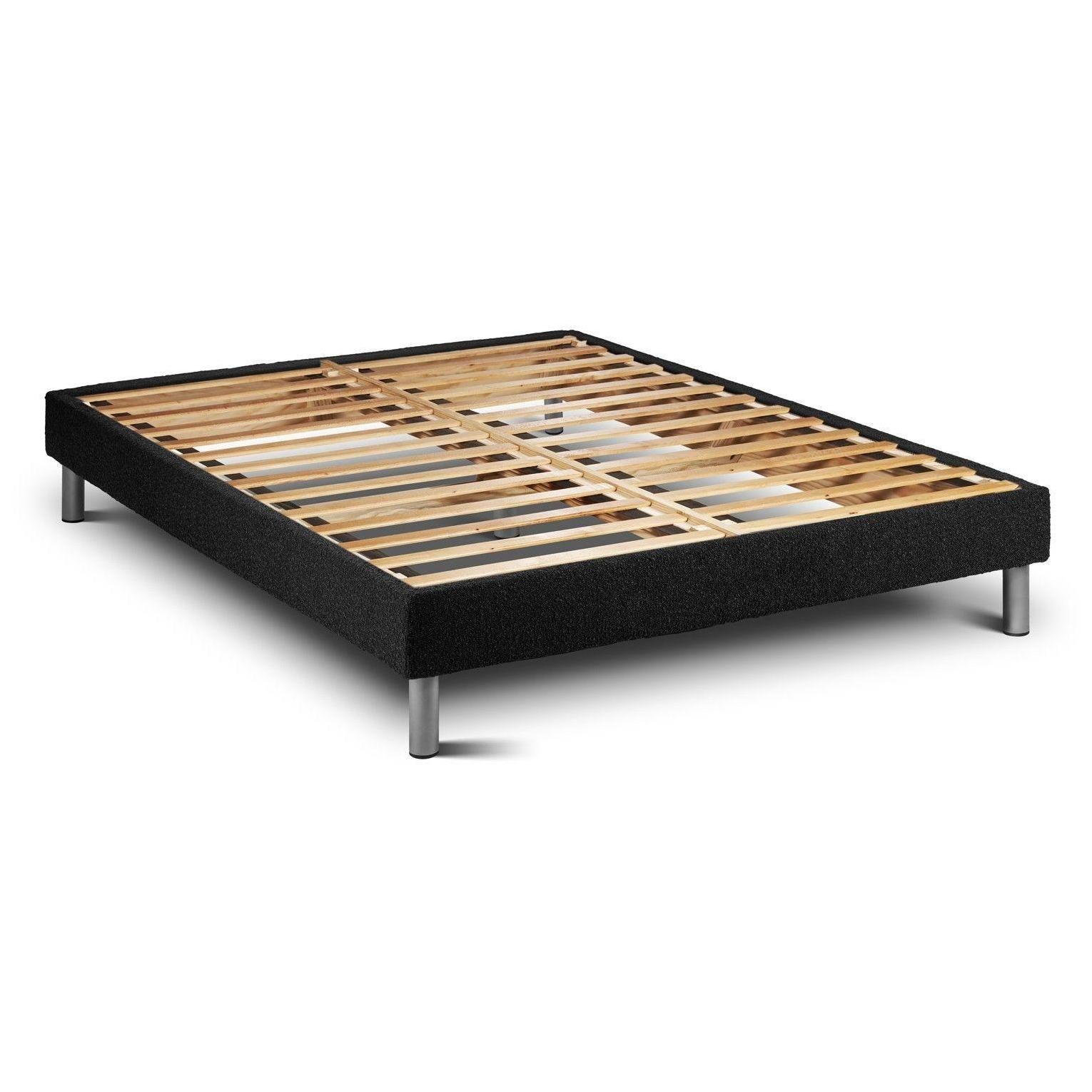 Pack Prt A Dormir Vitalmemo One 180 X 200 Cm Sommier Kit Noir - 4