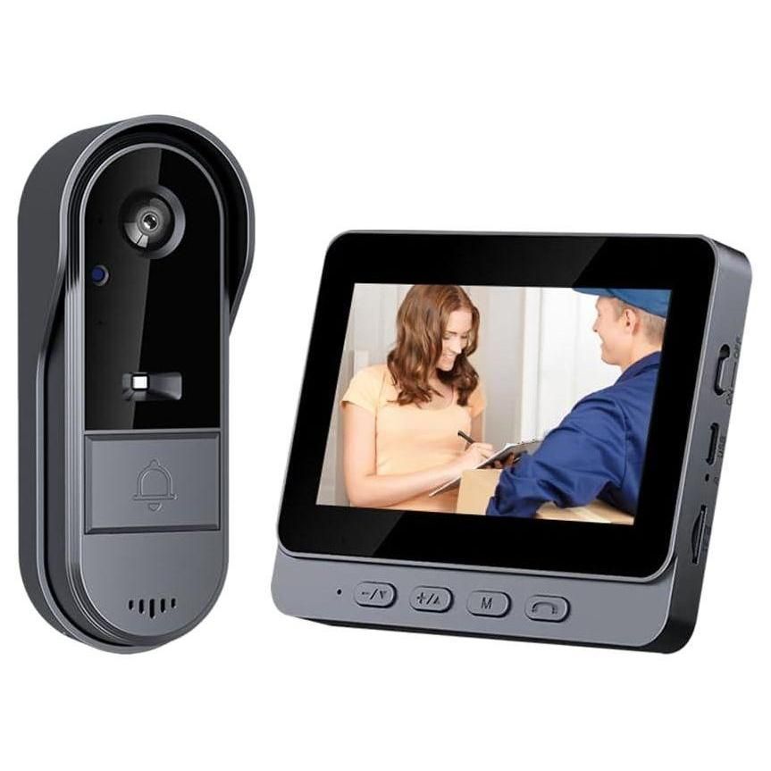Sonnette sans Fil Interphone avec camra Sonnette d'extrieur tanche 1080P... - 9