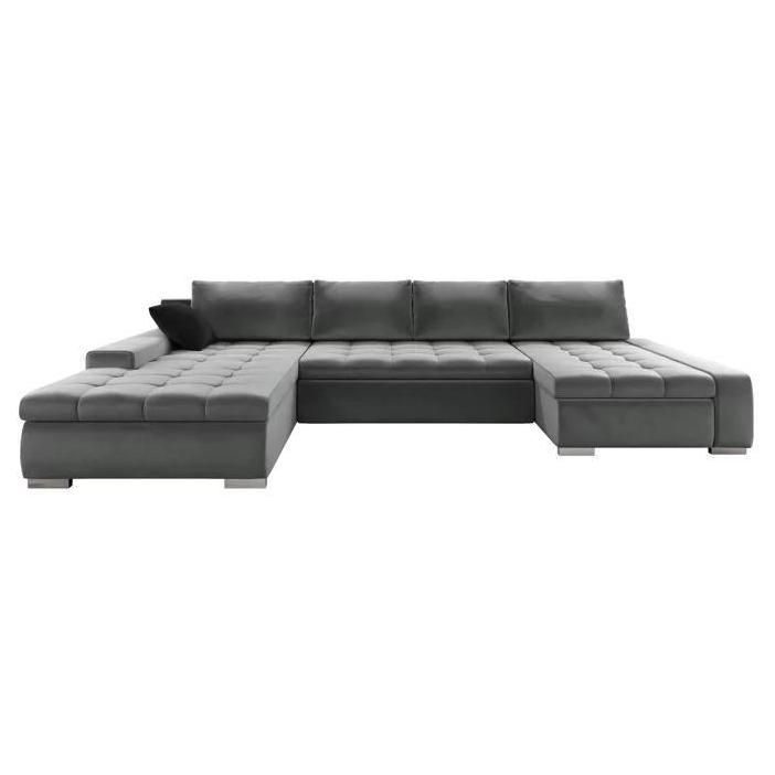 Canap D'angle Comfivo 106, Gris, Fonction De Couchage, 394x213x80cm - 3