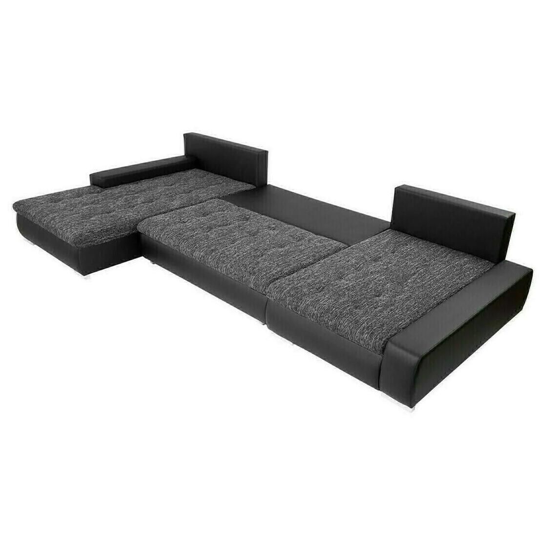Canap D'angle Comfivo 106, Gris, Fonction De Couchage, 394x213x80cm - 5