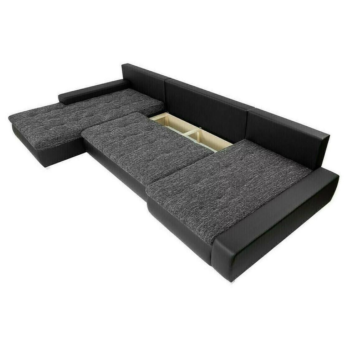 Canap D'angle Comfivo 106, Gris, Fonction De Couchage, 394x213x80cm - 6