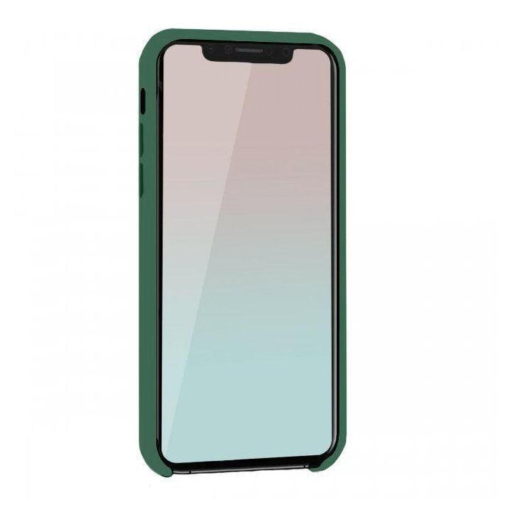 Coque Iphone 12 Mini Silicone Liquide Vert Foret + 2 Vitres En Verre Tremp... - 3