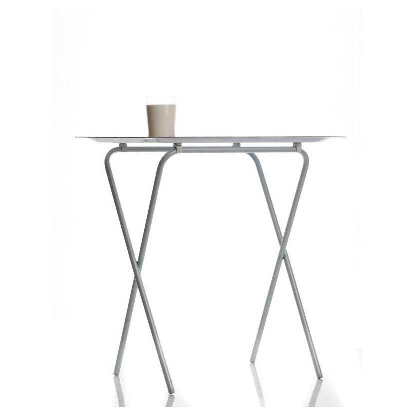 Don Hierro - Table Pliante Avec Plateau Amovible, Petite Table D'appoint Pl... - 2