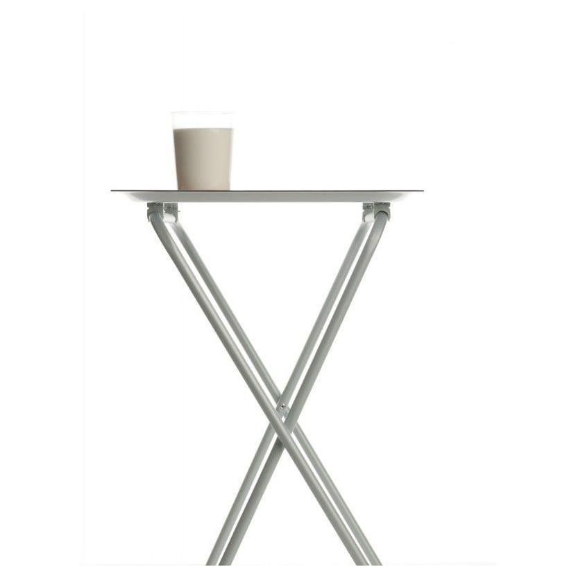 Don Hierro - Table Pliante Avec Plateau Amovible, Petite Table D'appoint Pl... - 3