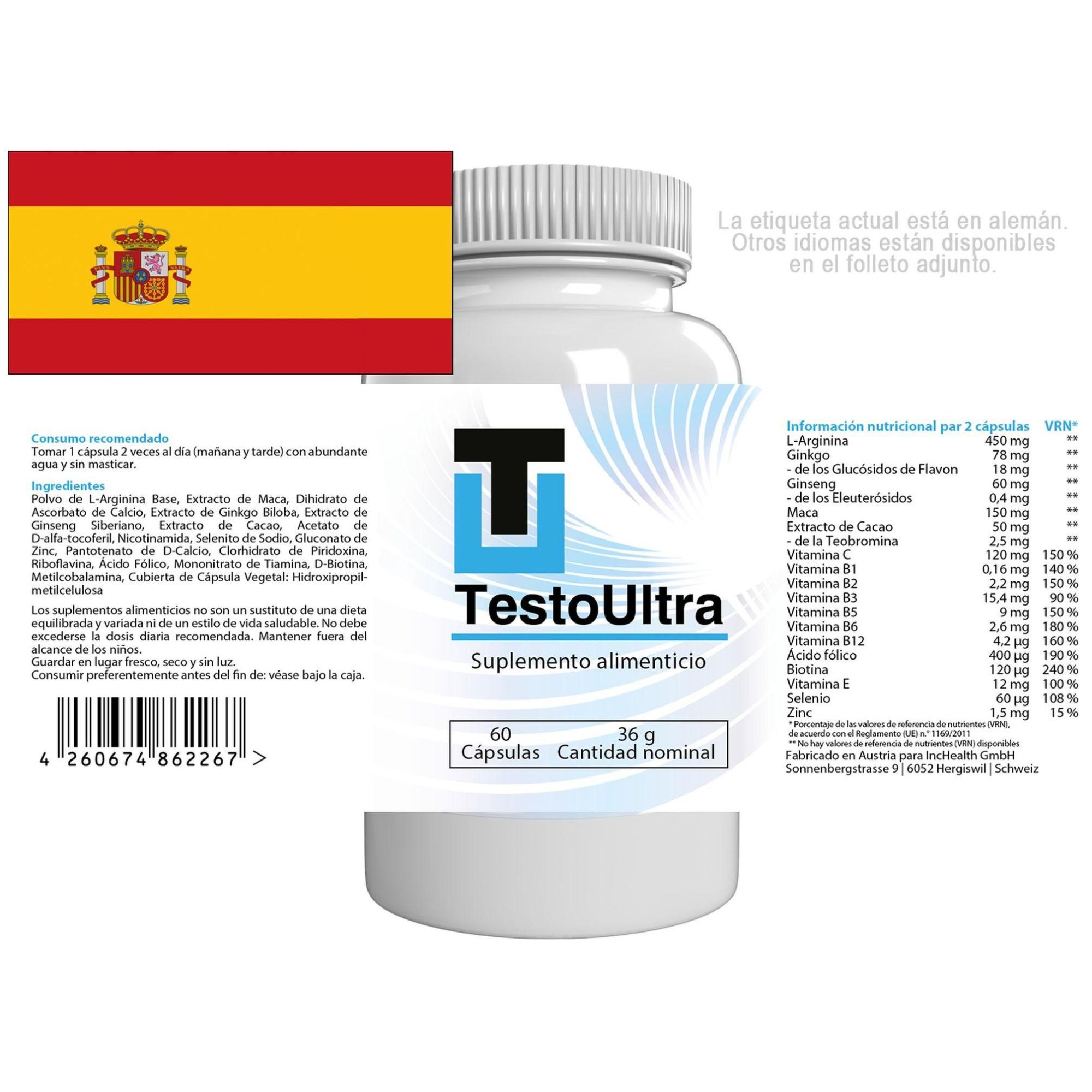 Testo Ultra - 60 G�lules - 6