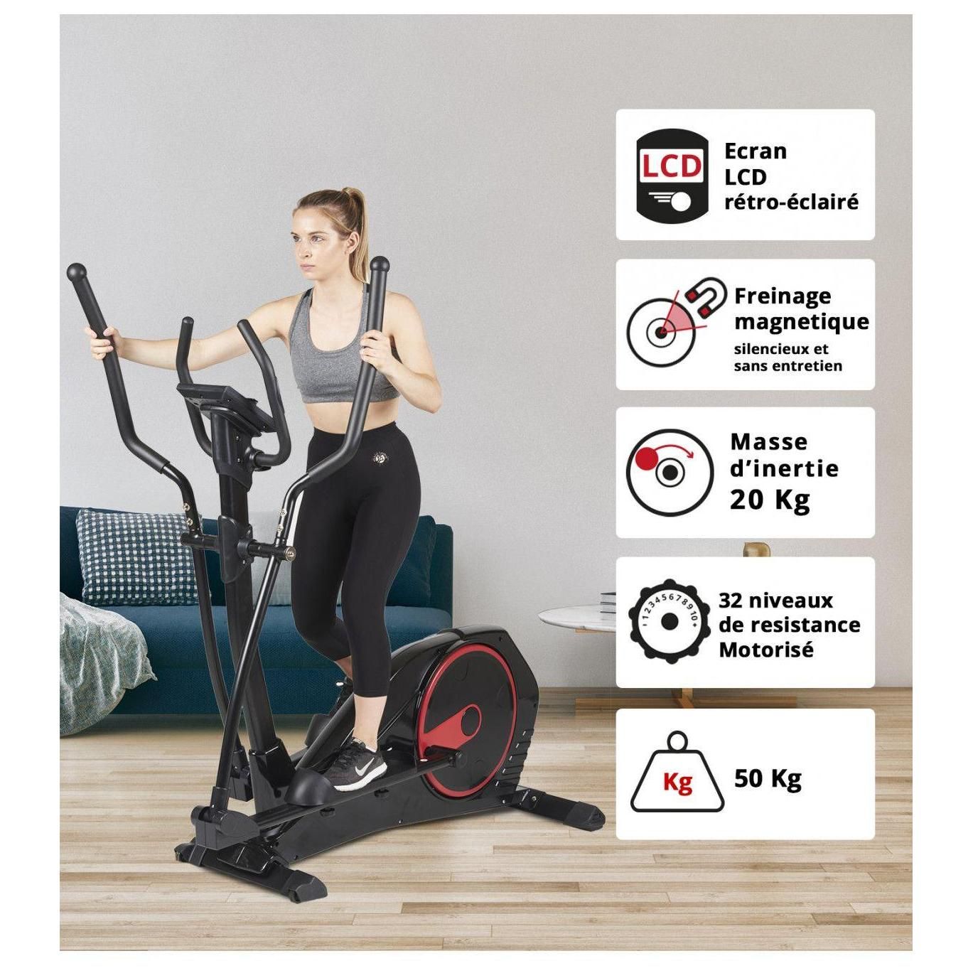 V�lo Elliptique Connect� - Ce-695 - 3
