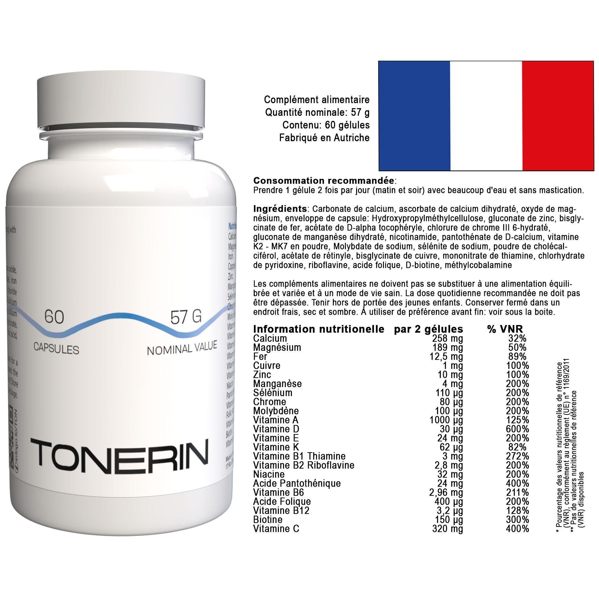 Tonerin 120 G�lules - Pack De 2 - 4
