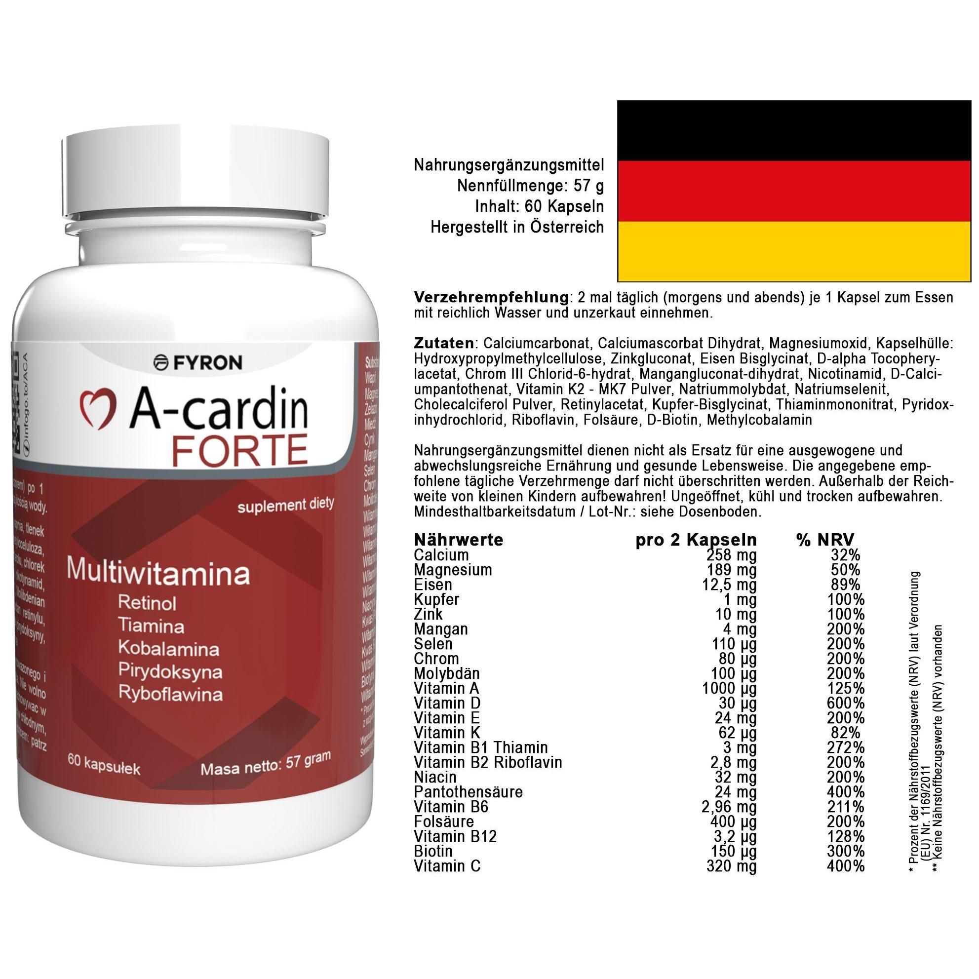 A-Cardin Forte - 60 G�lules - 7