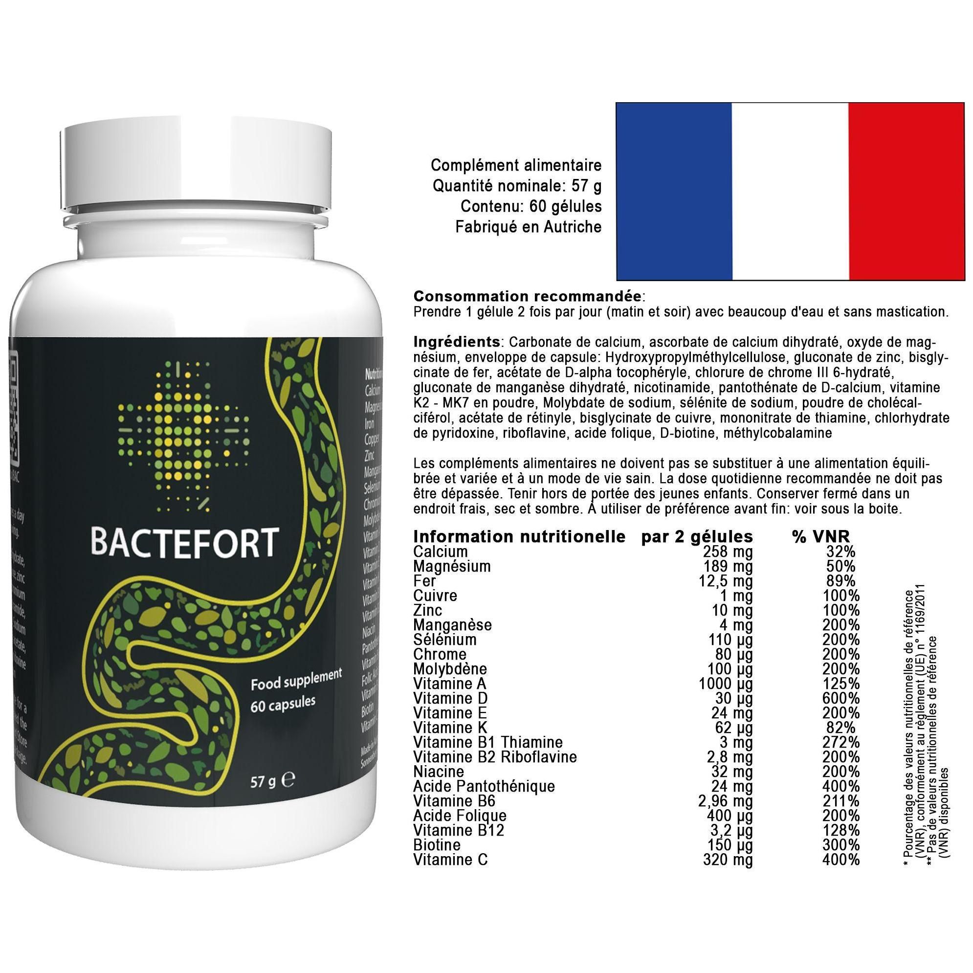 Bactefort - 60 Gélules - 4