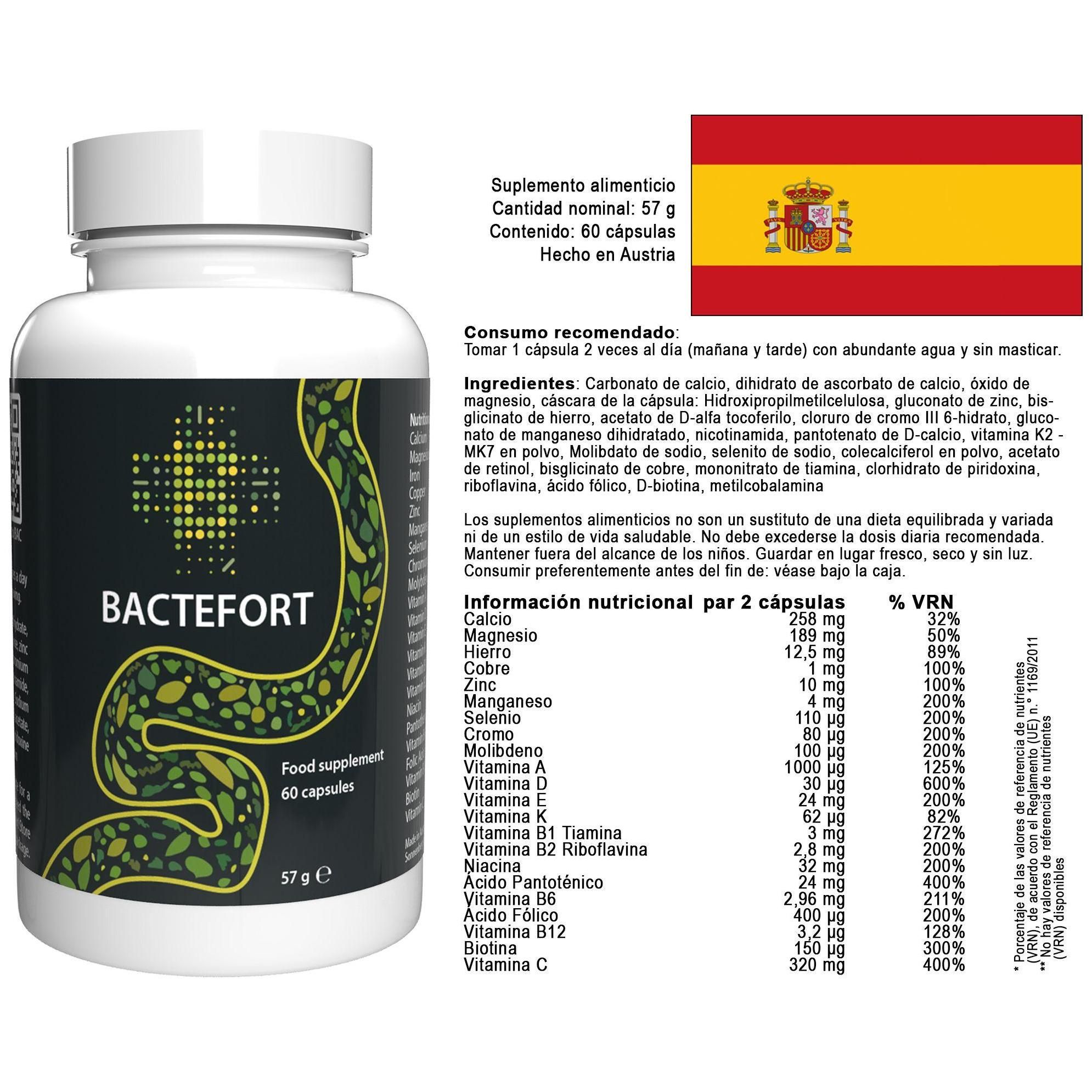 Bactefort - 60 G�lules - 9