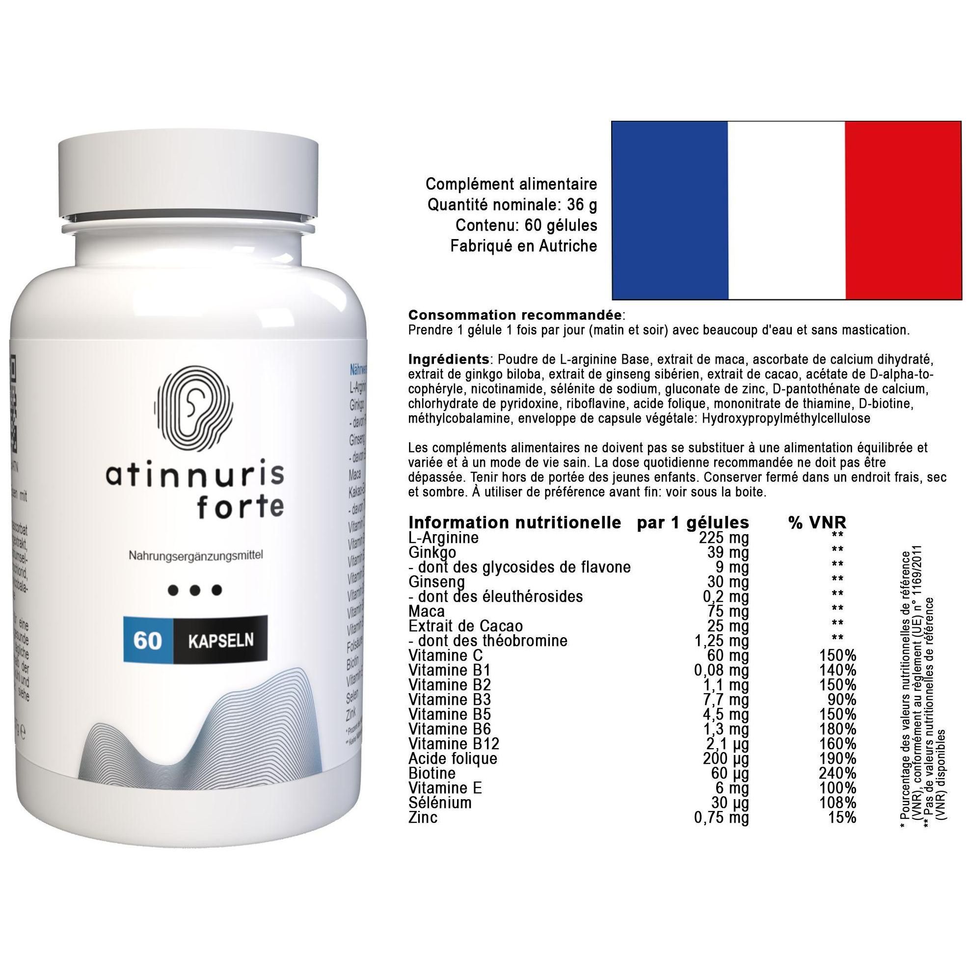 Atinnuris Forte - 60gélules - 4