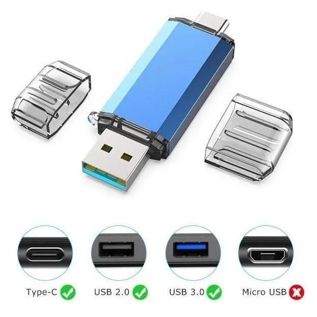KOOTION Cl USB Type C 64 Go USB 3.0 Cle USB 64GB 2 en 1 Clef Memory Stick ... - 8