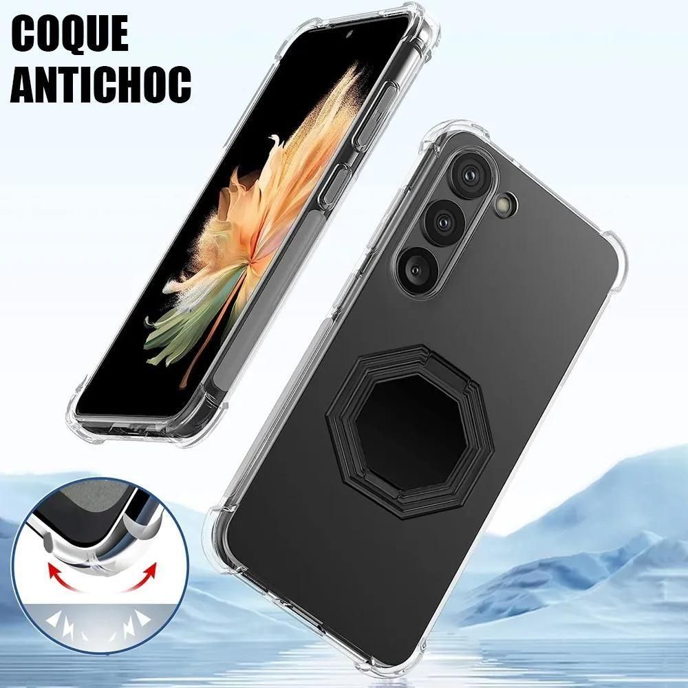 Coque Pour Iphone 16 - Protection Silicone Transparent Antichoc Avec Suppor... - 4