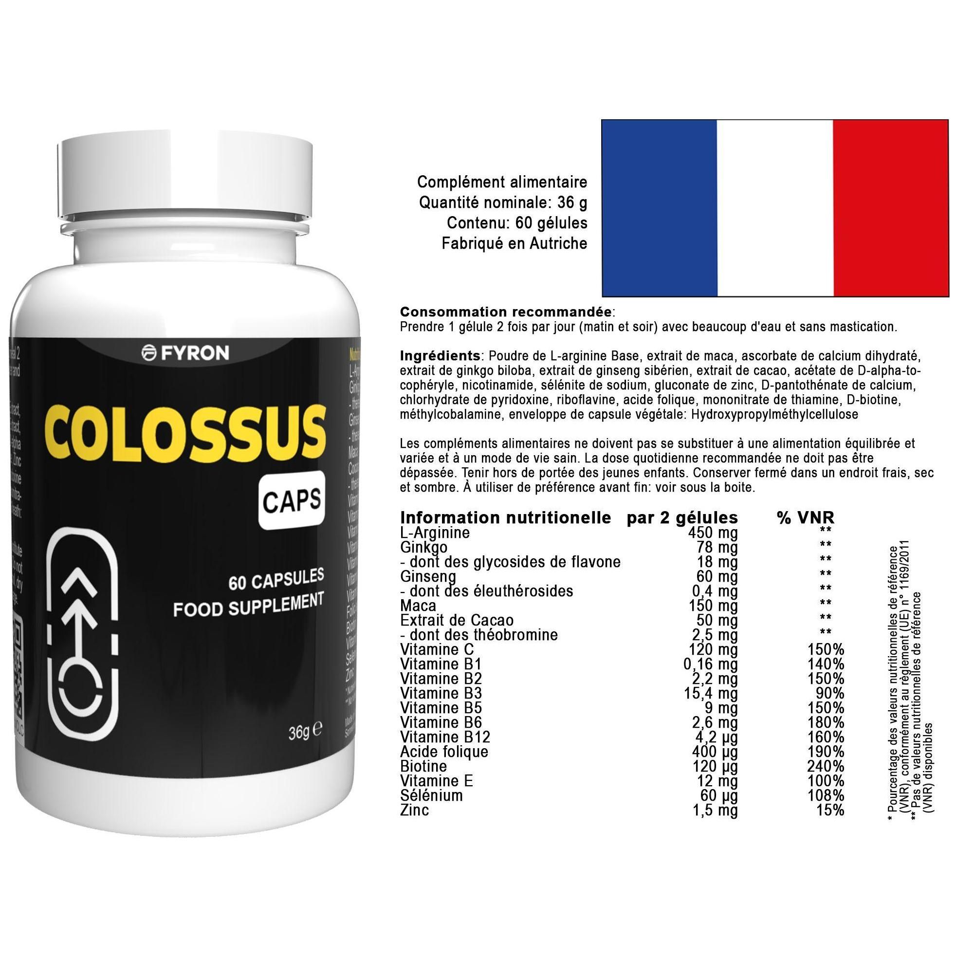 Colossus Caps - 60 Capsules - 4