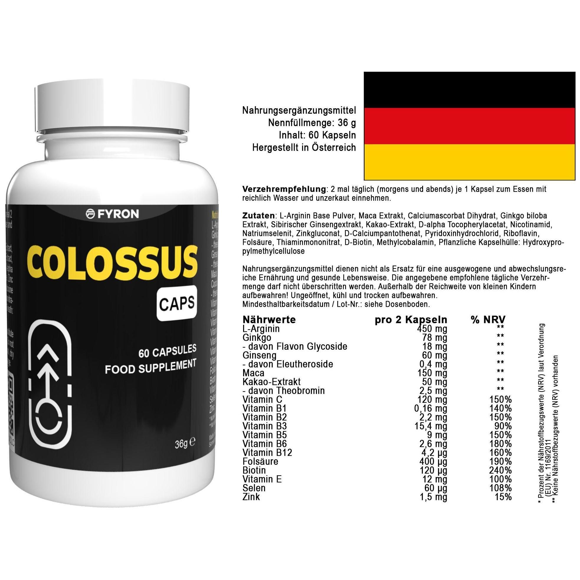 Colossus Caps - 60 Capsules - 5