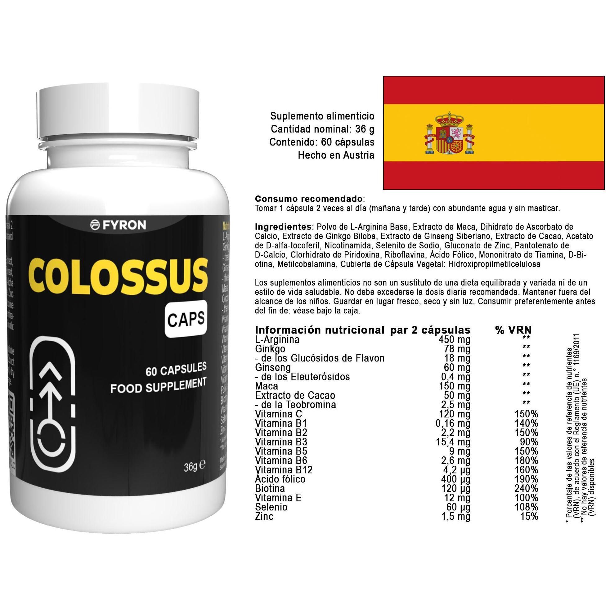 Colossus Caps - 60 Capsules - 7