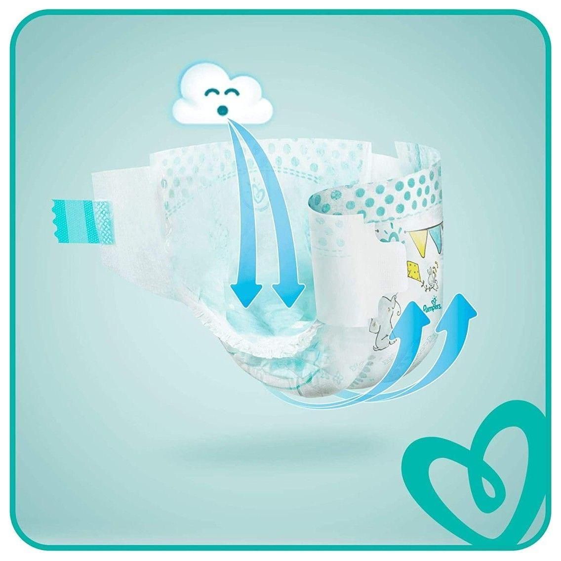 Pampers Baby-Dry Taille 2 146 Couches (4-8 Kg) - 3