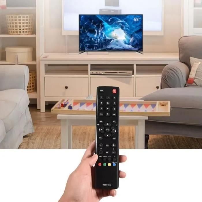 T�l�commande de Remplacement compatible pour TCL RC3000E02 TV -TUN - 6