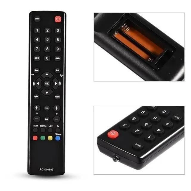 T�l�commande de Remplacement compatible pour TCL RC3000E02 TV -TUN - 7