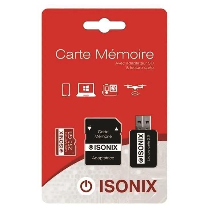 Carte Micro-Sd 256 Go Classe 10 4k Sdxc Smartphone Tablette Camra Sport 10... - 3