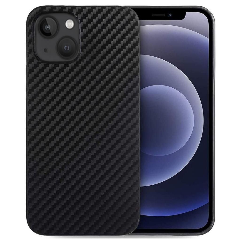 Coque Carbone Noir Pour Iphone 13 Mini (5.4'')