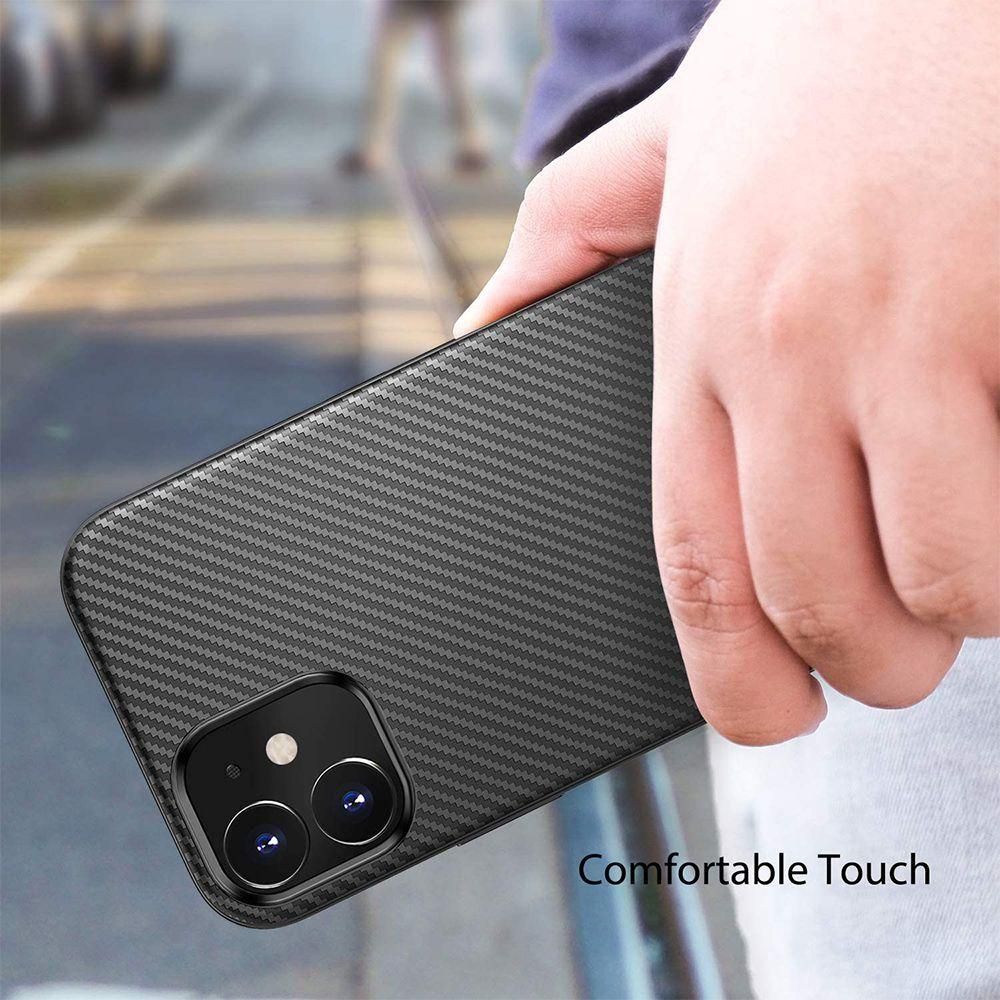 Coque Carbone Noir Pour Iphone 13 Mini (5.4'') - 3