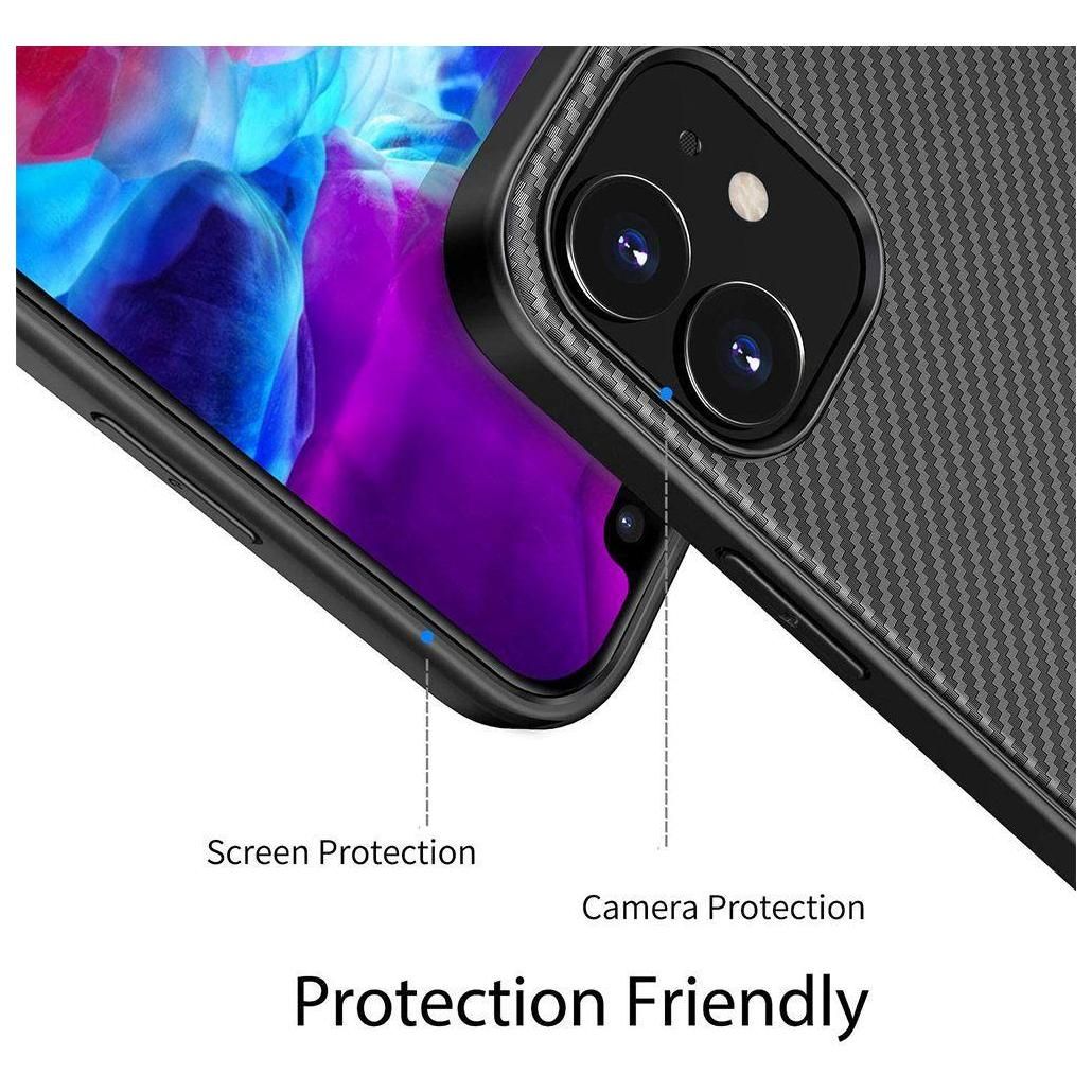 Coque Carbone Noir Pour Iphone 13 Mini (5.4'') - 4