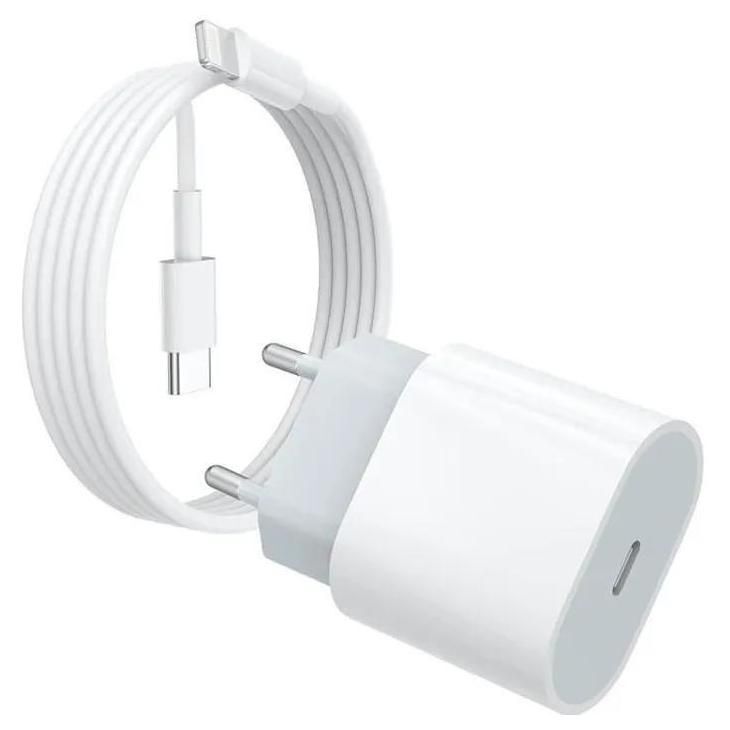Chargeur Rapide Iphone 20w Avec Cable 1m
