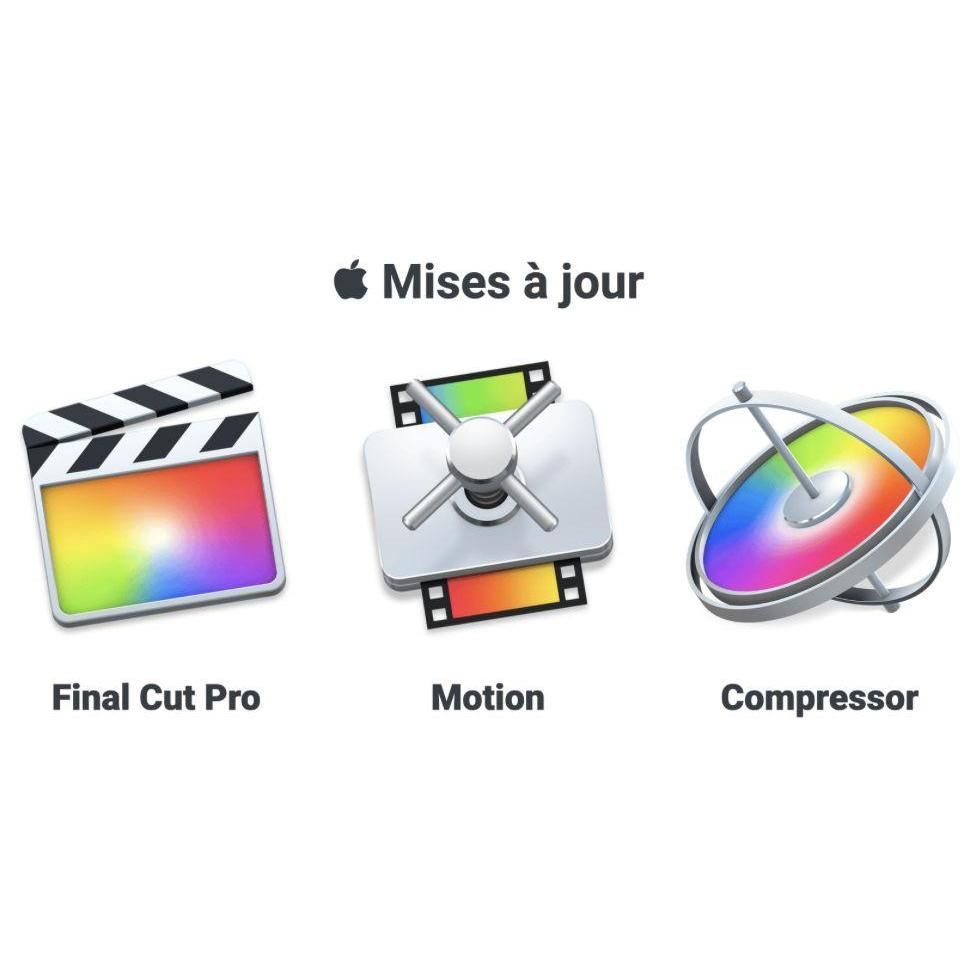 Final Cut Pro + Compressor + Motion - Trois Logicels En Un - Macos