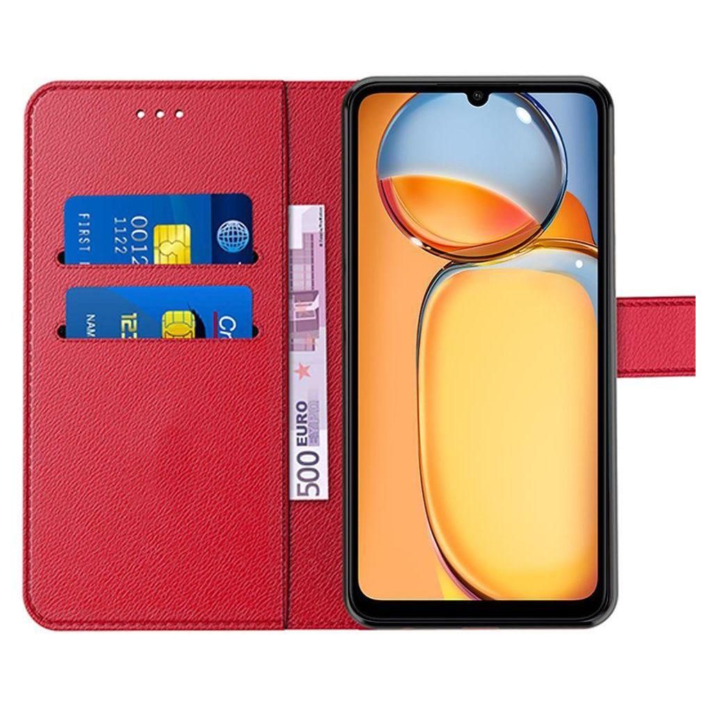 Coque + 2 Verres Tremps Pour Xiaomi Redmi 13c, Housse Antichoc Effet Cuir ... - 3