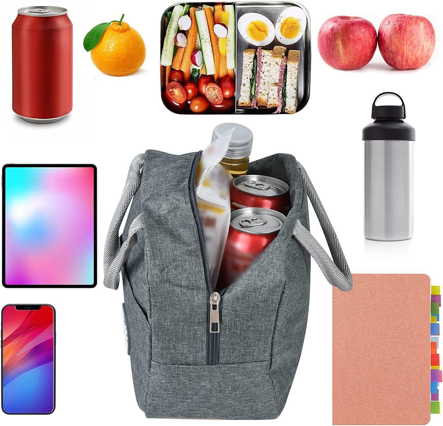 Lunch Box Boîte À Isolée Sac Isotherme Souple Bento De Pique-Nique L