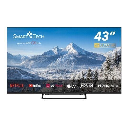 Smart Tech 43UW02V - 43' - TV LED 4K UHD 139 cm Smart TV Web OS Molotov, Ne...