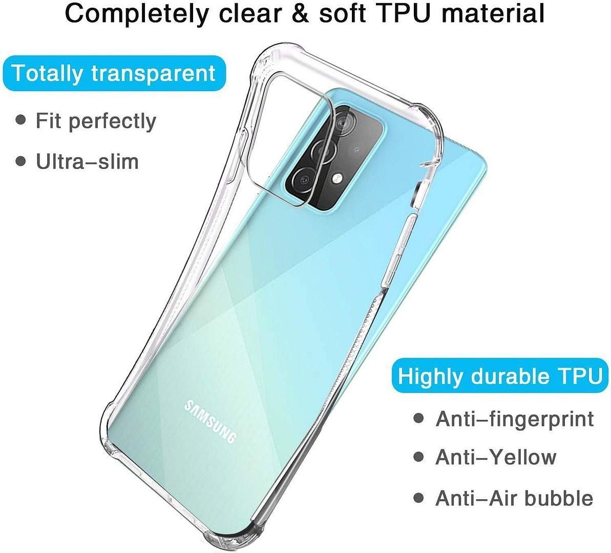Coque Samsung A52 5g Anti Choc Haute Resistance Protection 4 Coins Transpar... - 4