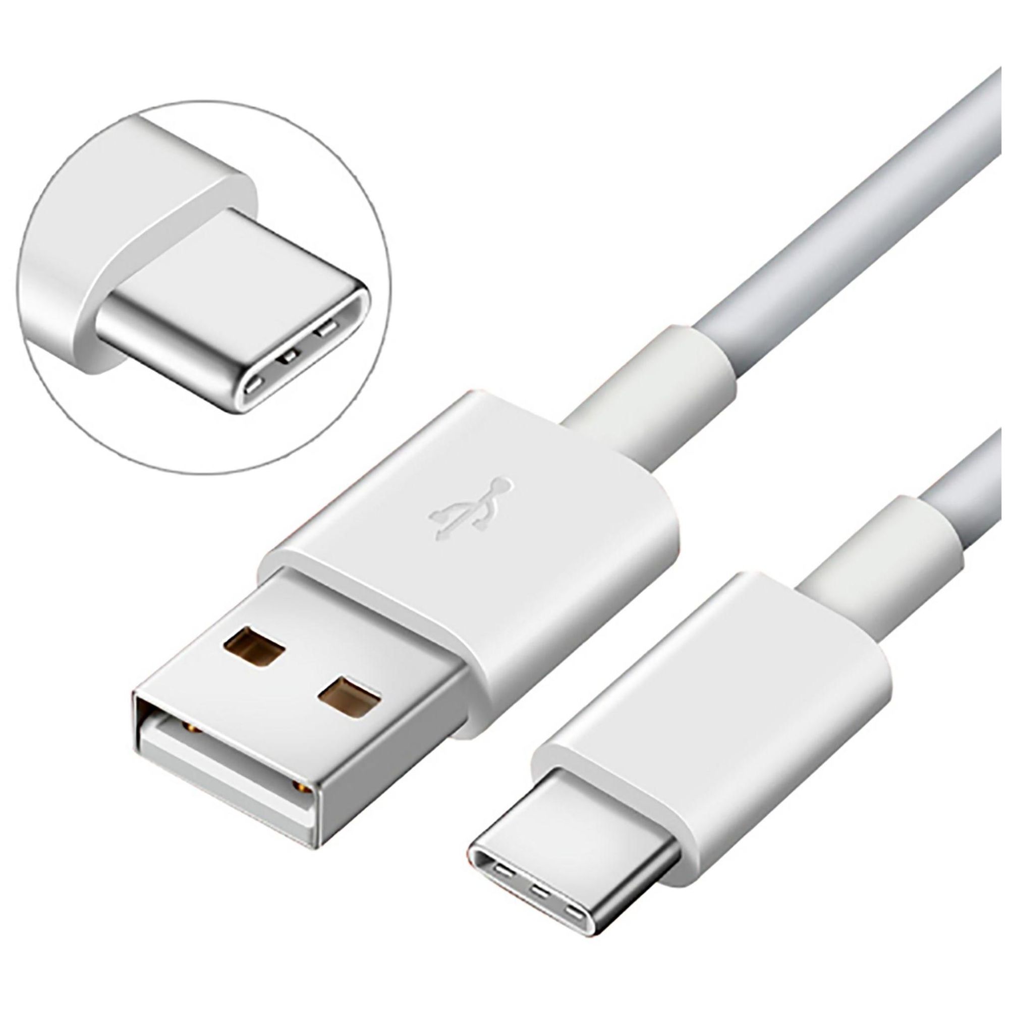 C�ble de charge rapide Samsung USB-A vers USB-C 1M Type C Blanc