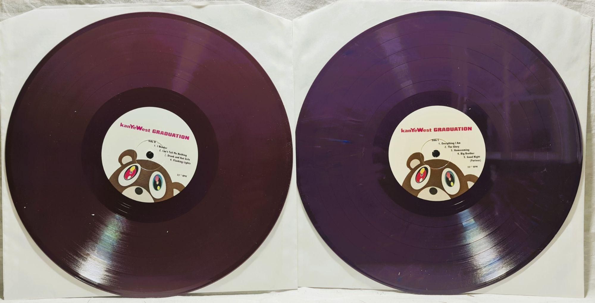 kanYeWest GRADUATION 限定版 2LP color viny Disque vinyle Kanye West Graduation 2LP limité violet 12