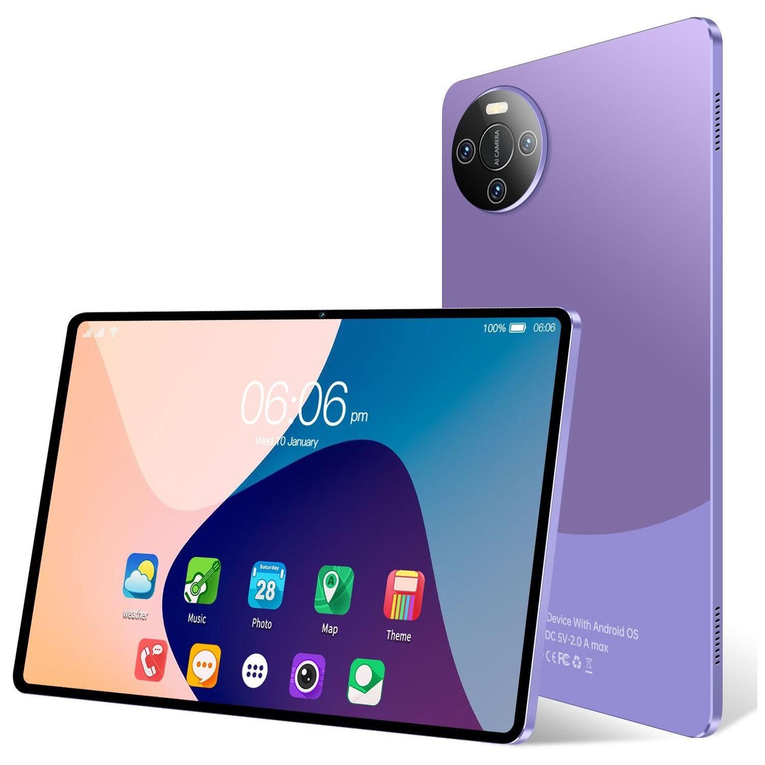 Tablette LOIDIS E60 (2024) 32 Go 10.1 pouces Wi-Fi + carte SIM Violet