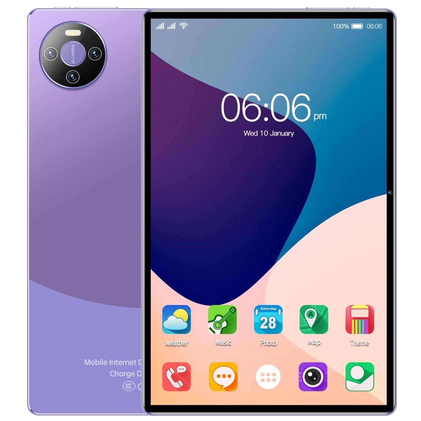 Tablette LOIDIS E60 (2024) 32 Go 10.1 pouces Wi-Fi + carte SIM Violet - 2