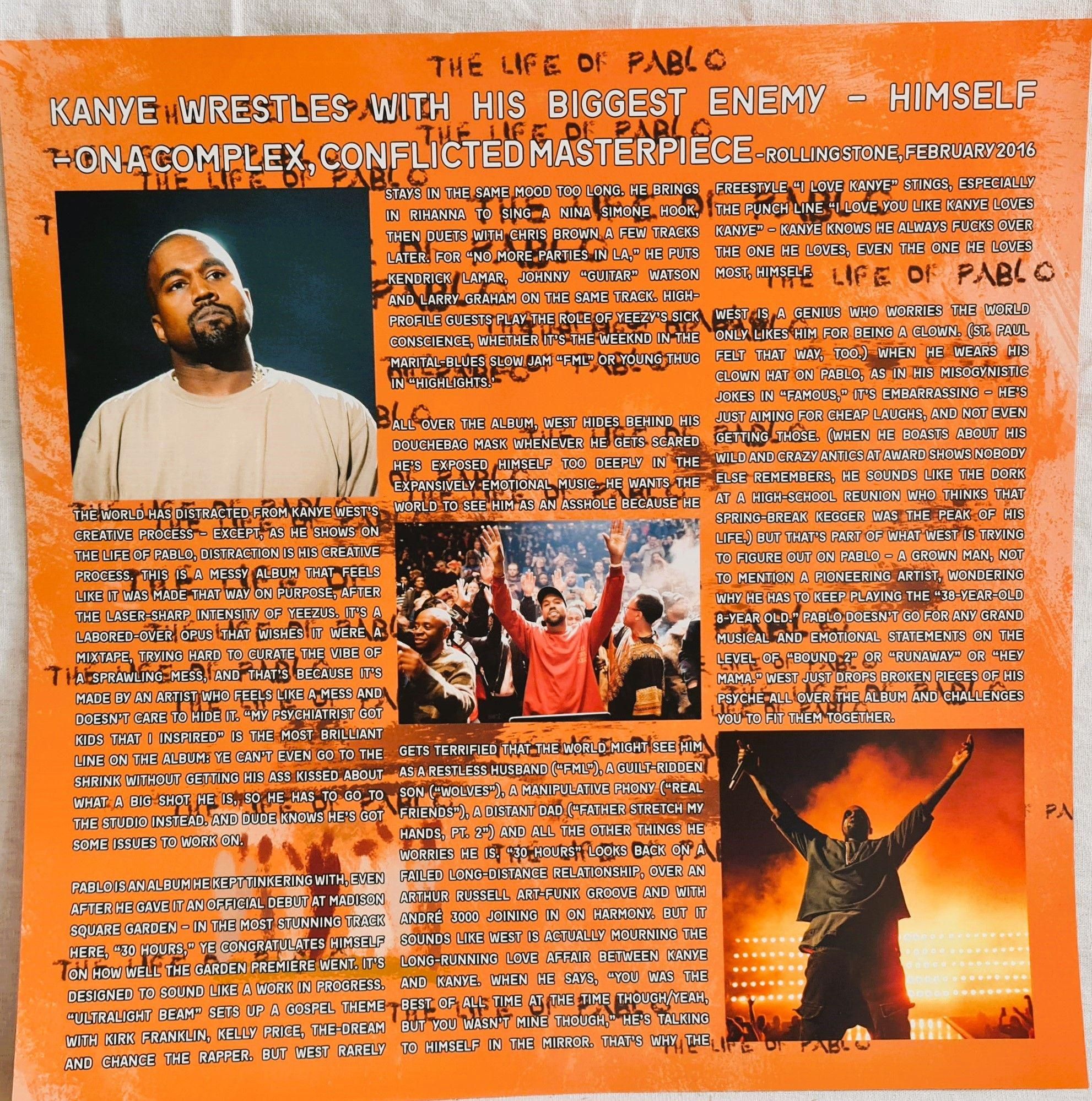 Kanye West The Life Of Pablo (Incl. Saint Pablo) 2lp Orange !Vinyls / Vinyl... - 3