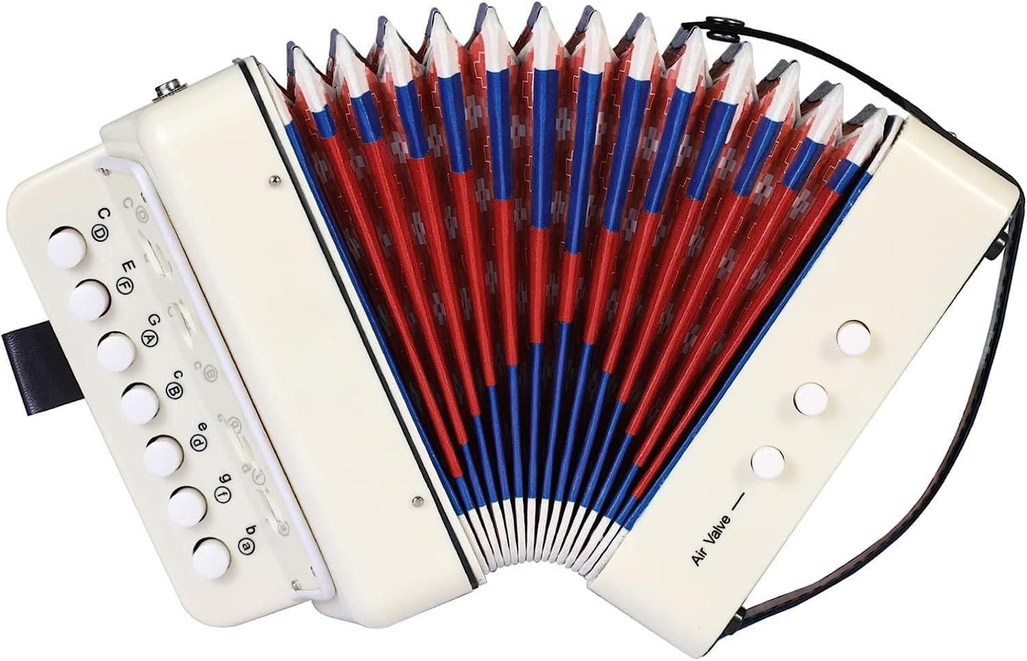 Accordon Pour Enfants, Accordon  10 Touches Avec Sangles, Instrument De ... - 2
