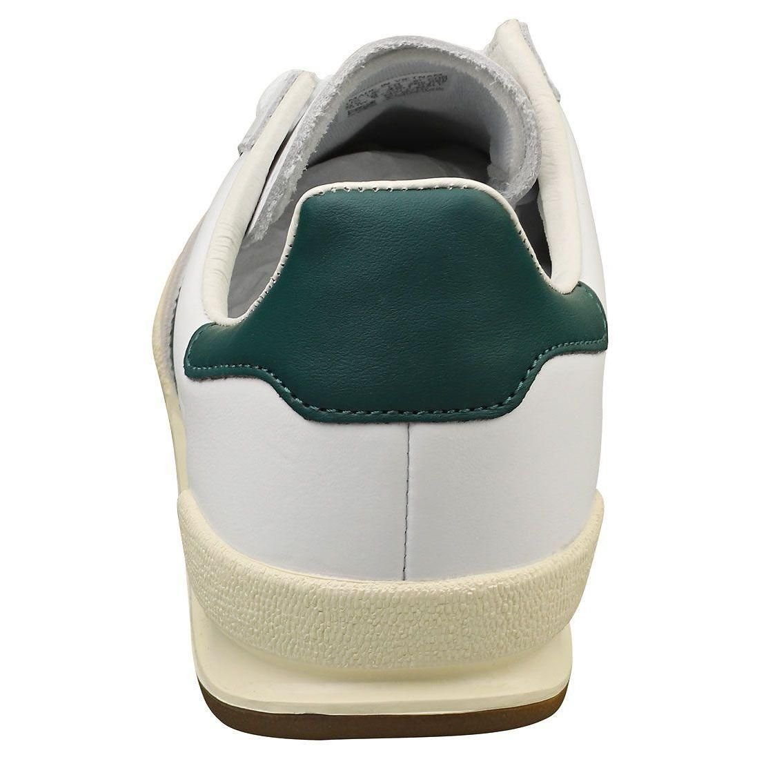 Chaussures Adidas Jeans Pour Hommes - Baskets En Cuir Blanc Et Vert - 44 - 4