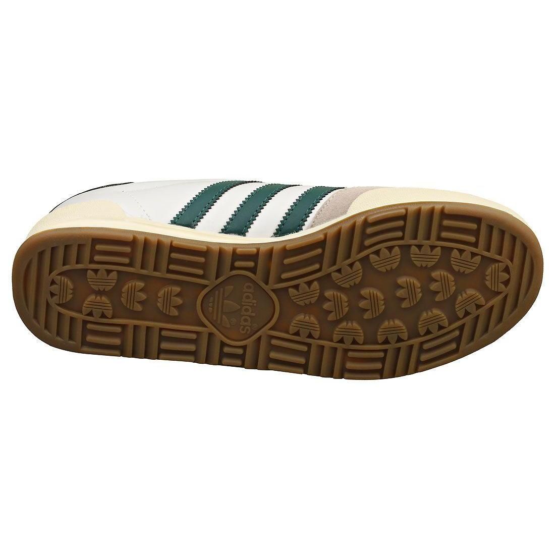Chaussures Adidas Jeans Pour Hommes - Baskets En Cuir Blanc Et Vert - 44 - 7