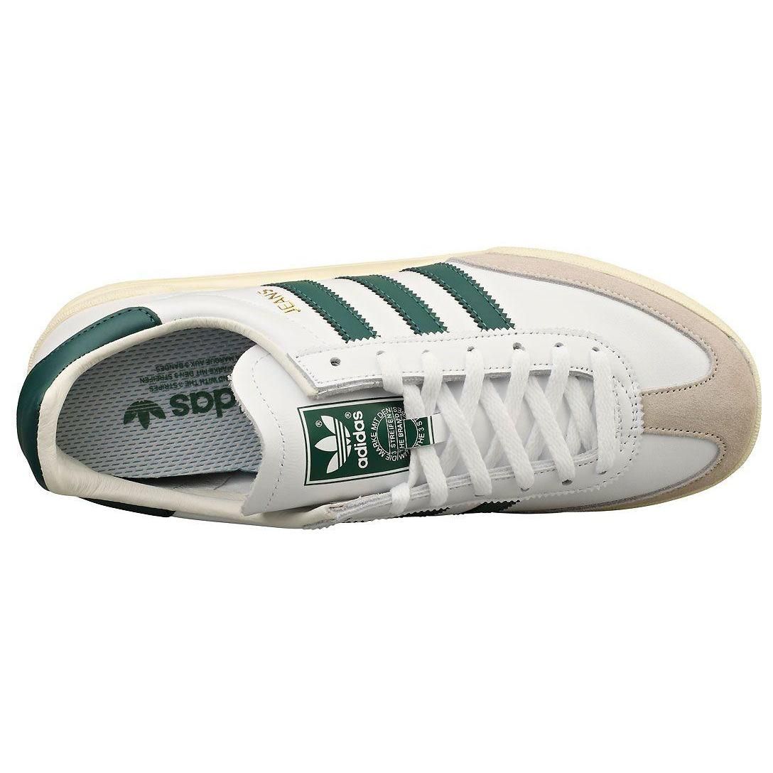 Chaussures Adidas Jeans Pour Hommes - Baskets En Cuir Blanc Et Vert - 44 - 8