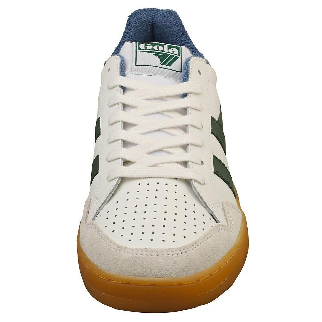 Gola Eagle 86 Chaussures Casual - Cuir Blanc Argent� Pour Hommes - 45 - 3