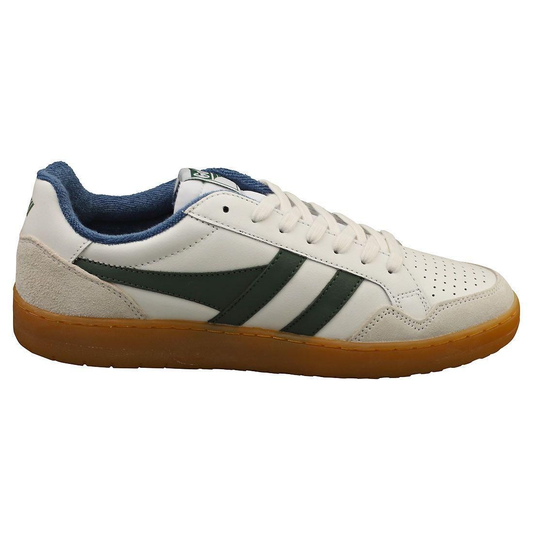 Gola Eagle 86 Chaussures Casual - Cuir Blanc Argent� Pour Hommes - 45 - 6