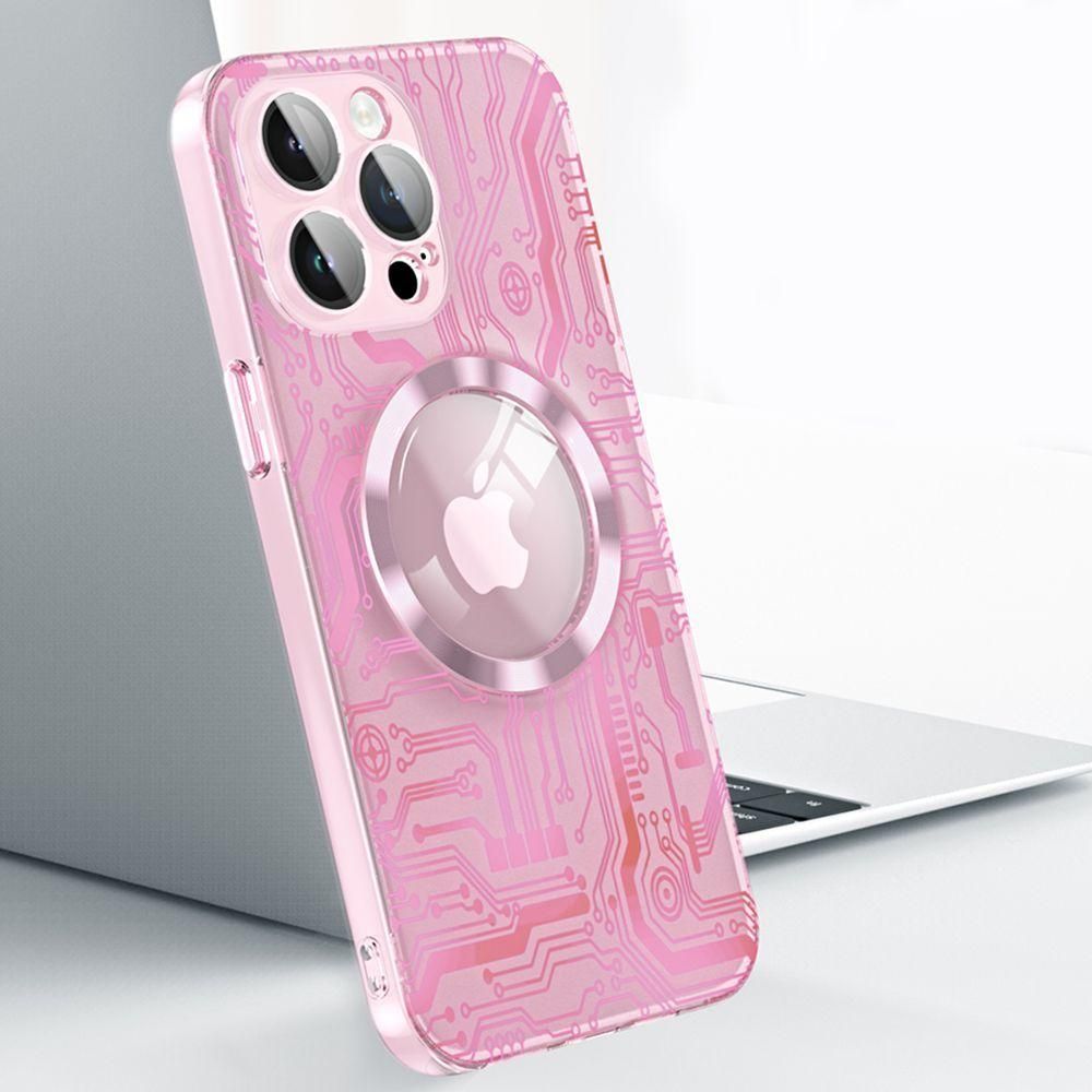 Coque Pour Iphone 15 Plus Avec Cercle Magntique, Coque Rigide Antichoc Tra... - 4