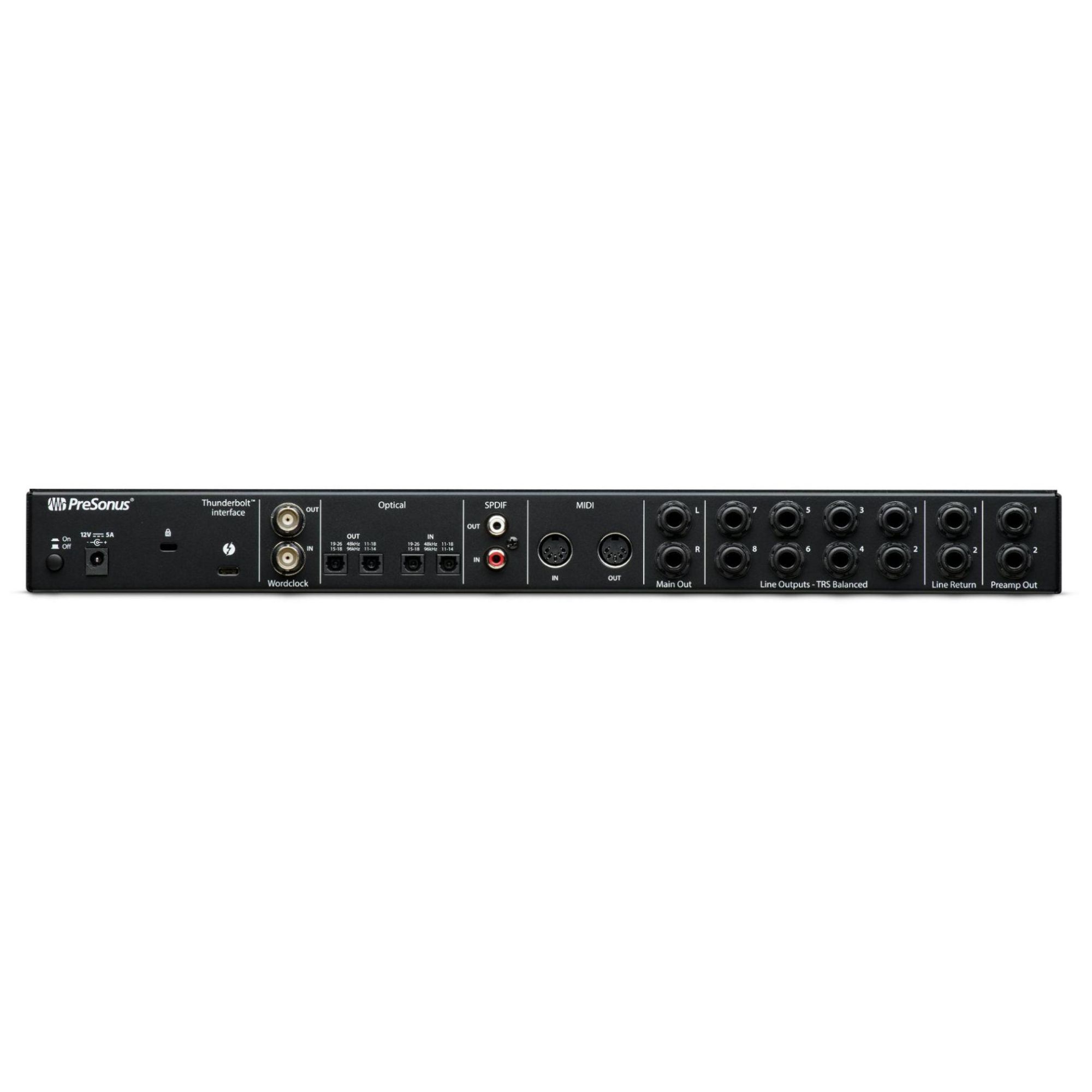 Presonus Quantum 2626 Thunderbolt 3 interface audio - 4