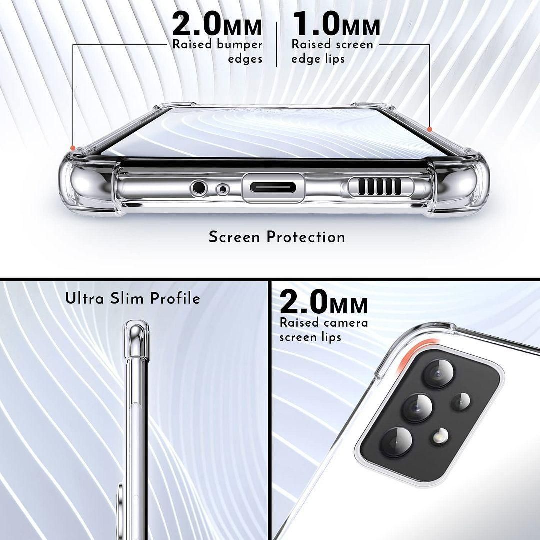 Coque Pour Samsung Galaxy S23+/S23 Plus Silicone Transparent Antichoc Avec ... - 2