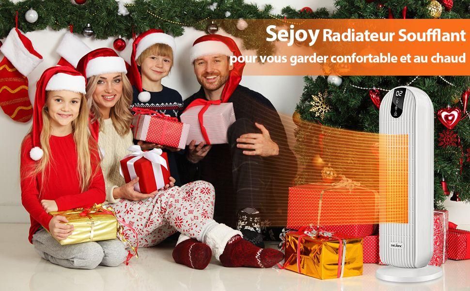 Radiateur Soufflant SEJOY 2000W 3 Modes, PTC Cramique Chauffage Electrique... - 8