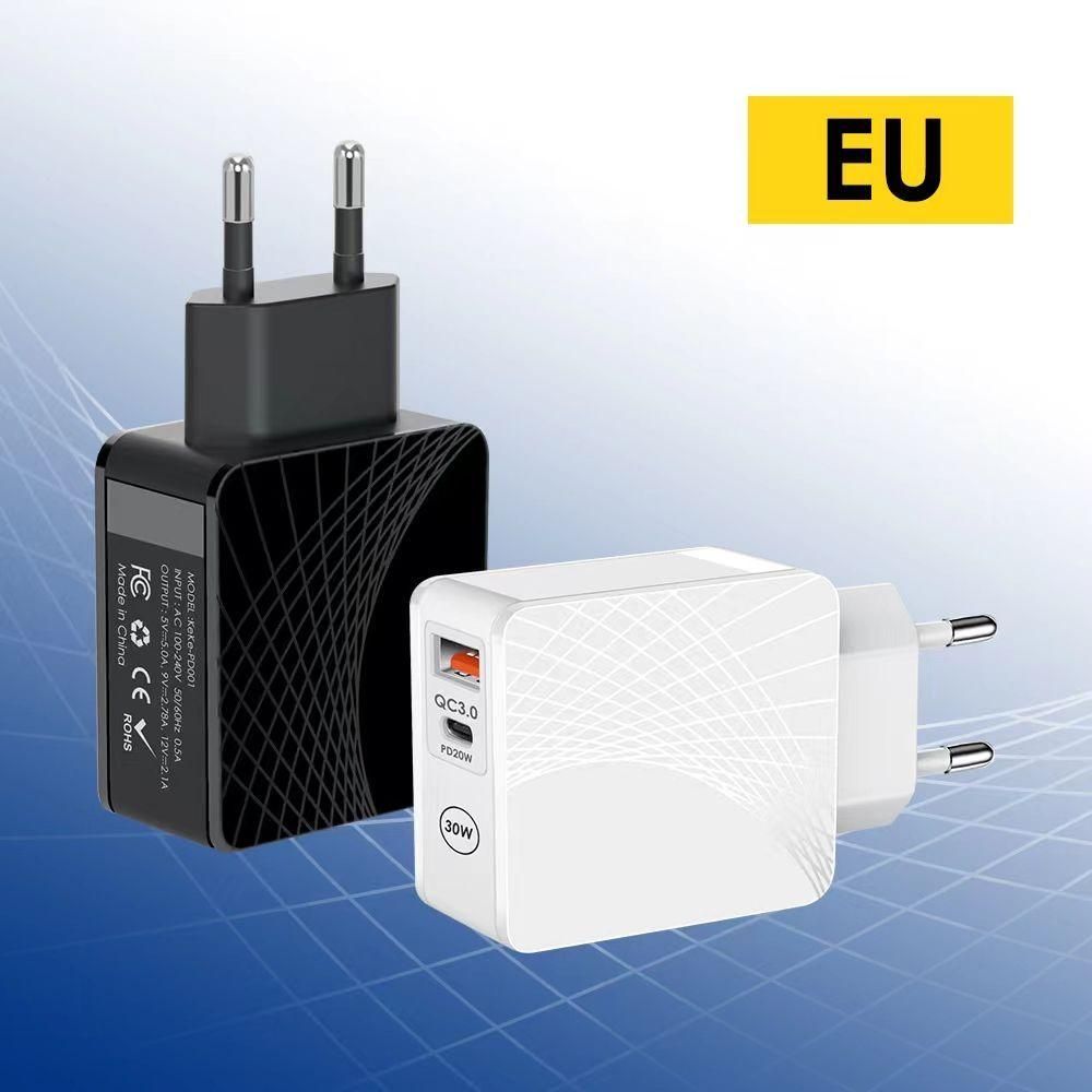 Chargeur Secteur Rapide 30w 2-Port Avec Cble Usb-C 1m Pour Google Pixel 7 ... - 4