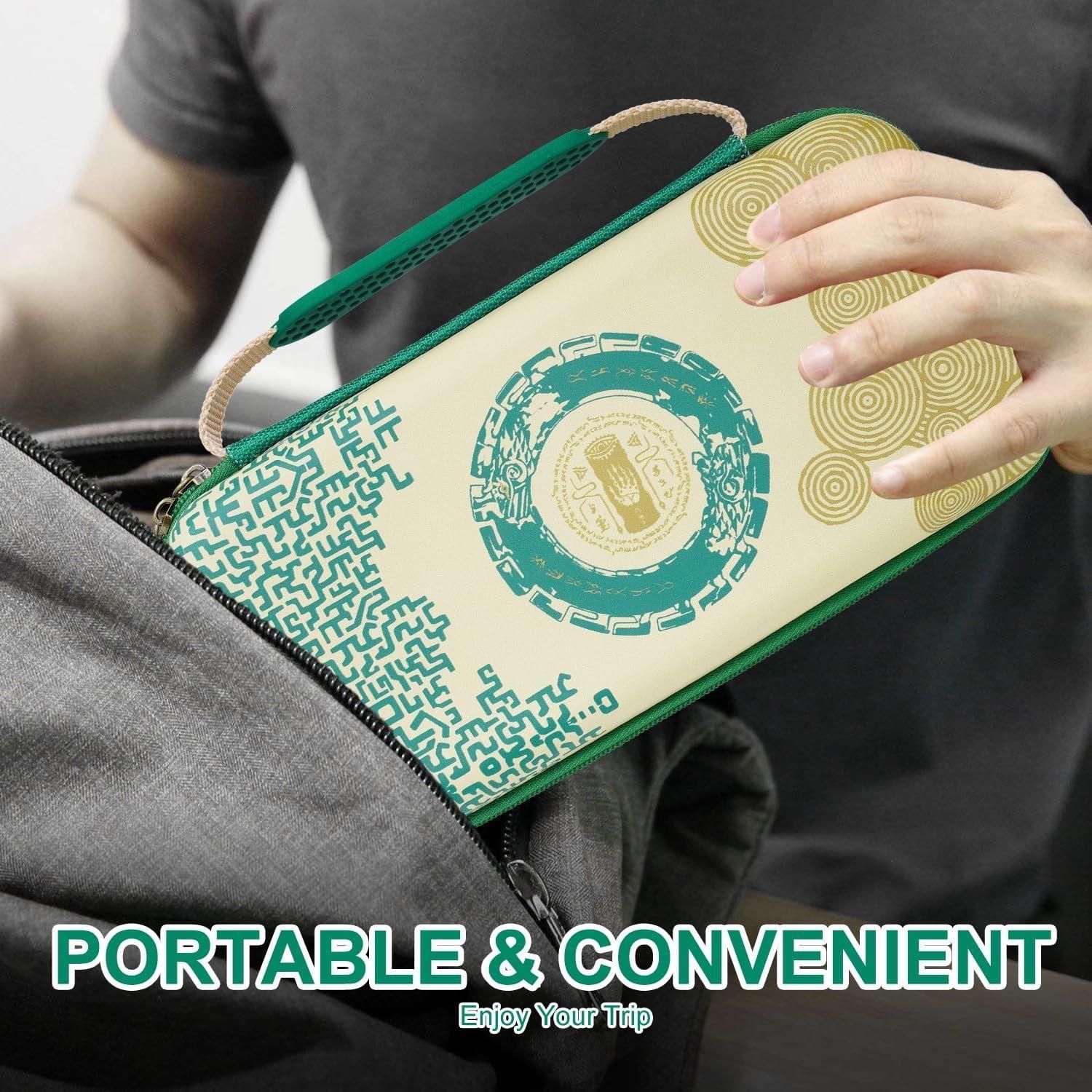 Coque Pour Nintendo Switch Et Switch Oled (Zelda Tears Of The Kingdom), Sac... - 7